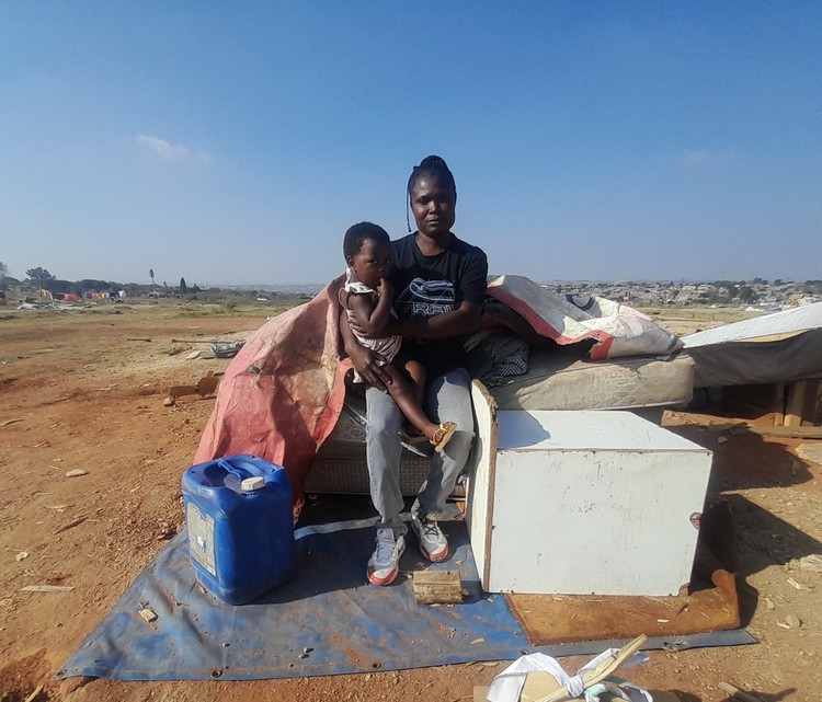 Dozens of shacks demolished in Midrand GroundUp